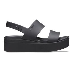 CROCS Black Platform Sandals Sleek Design